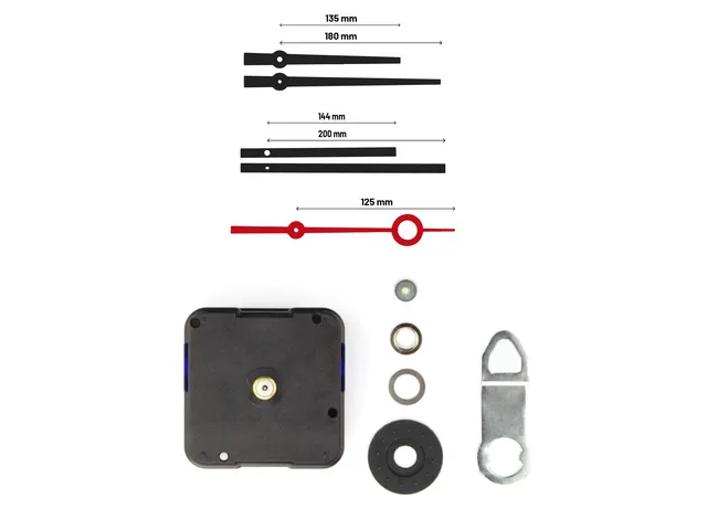 Klokwijzers Nextime set 4XL met stil uurwerk