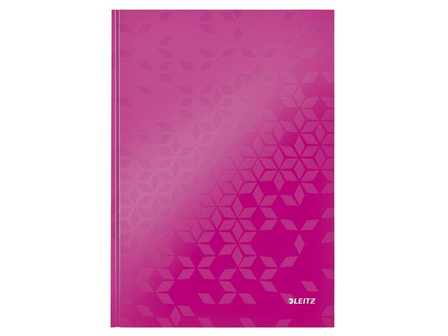 Notitieboek Leitz WOW A4 lijn roze