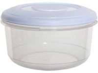 Vershouddoos Rond 2 Liter, Wit Deksel