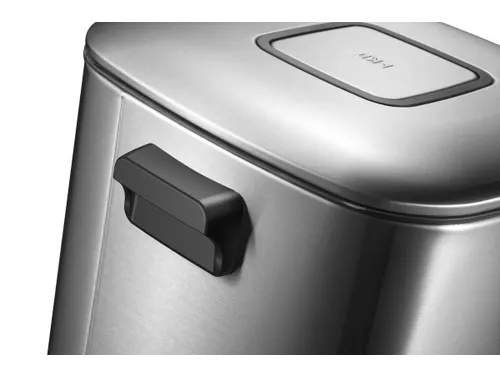Vierkante Pedaalemmer Regent Step Bin 12 Liter Mat Rvs