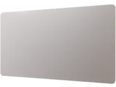 Mat Glasbord 100x200cm Warm Grey Ronde Hoeken