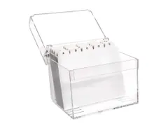 Kaartenbak Maul met index DIN A6 acryl