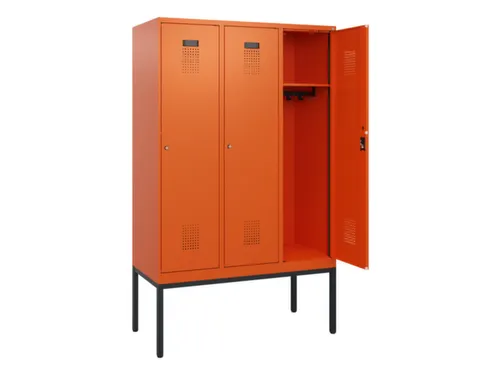 schoollocker,HxBxD 1950x1200x500mm,3vak,vak B 400mm,cil.-slot