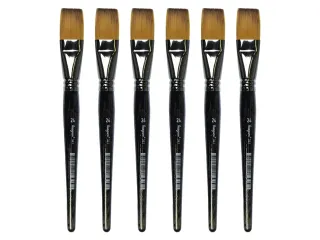 Penseel Kangaro Serie 341 plat Nr. 24 synthetisch doos 6 stuks - 1