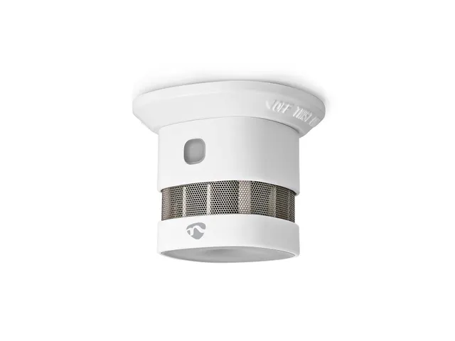 Rookmelder Nedis Zigbee 3.0 Wifi 10 jaar wit