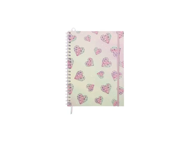 Spiraalboek Galaxy Girl A4 lijn pak a 2 stuks assorti