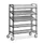 Eurobakkenwagens 1384 Ral7016 300kg 1240x610mm 5 Etages Hout