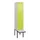 Z-garderobekast,HxBxD 2120x400x815mm,2vak,vak B 400mm,cil.-slot