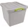 Recycled opbergdoos 60 liter Grijs Stapelbaar