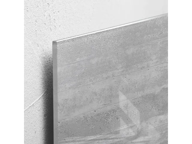 glasmagneetbord Sigel Artverum 48x48x1.5cm betondesign