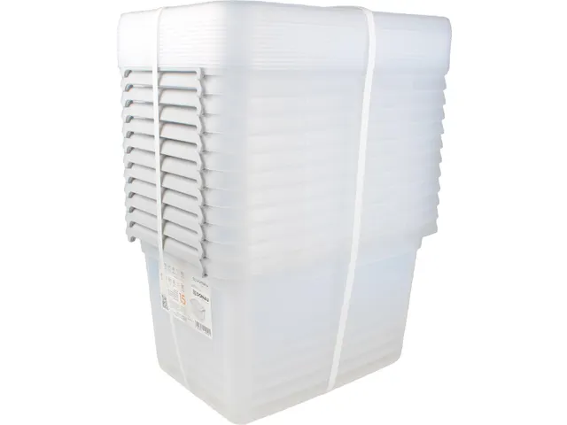 Opbergdoos 15 Liter Transparant