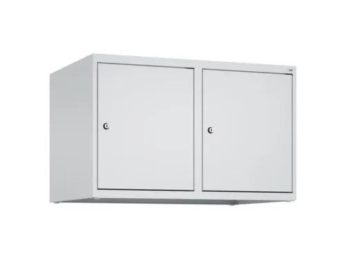 opzetkast,v. locker,2vak.,vak B 400mm,HxBxD 500x800x500mm,cilinderslot