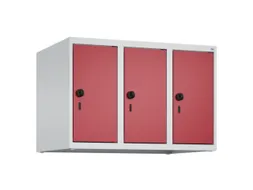 opzetkast,v. locker,3vak.,vak B 250mm,HxBxD 500x750x500mm,vleugeldeur