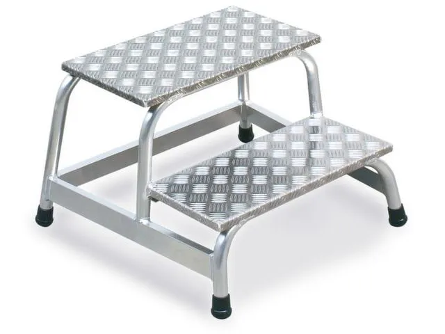 Montagetrap Aluminium H 0 4M 2Treden Incl. Platform Treden Traanplaat