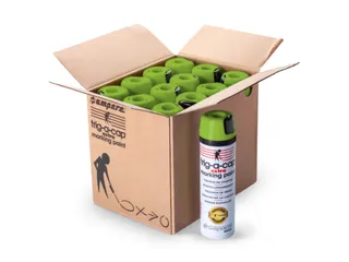 Markeerspray Voor Bouwplaatsen Groen Fluorescerend 500Ml - 1