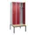 locker met bank,voor scheiding van kleding,HxBxD 2120x900x815mm,3vak
