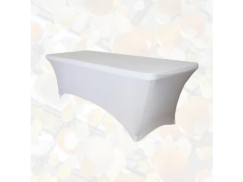 Tafelrok BRASQ 183x76x74cm wit