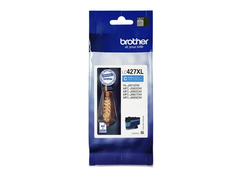 Inktcartridge Brother LC-427XLC blauw