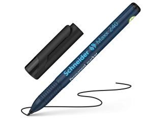 Permanent marker Schneider Maxx 240 rond 1-2mm zwart - 1