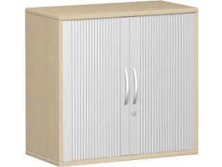 jaloeziedeurkast,HxBxD 720x800x425mm,1xhouten vloer,2 OH,romp esdoorn - 1