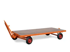 Aanhangwagen 3 Ton 3000x1500mm 1-as Besturing Luchtbanden Ral2004