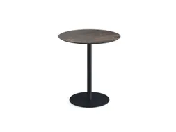 bistrotafel,HxØ 730x700mm,rond,schotelvoet zwart