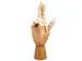 Ledenhand Conda rechts man 30 cm naturel hout