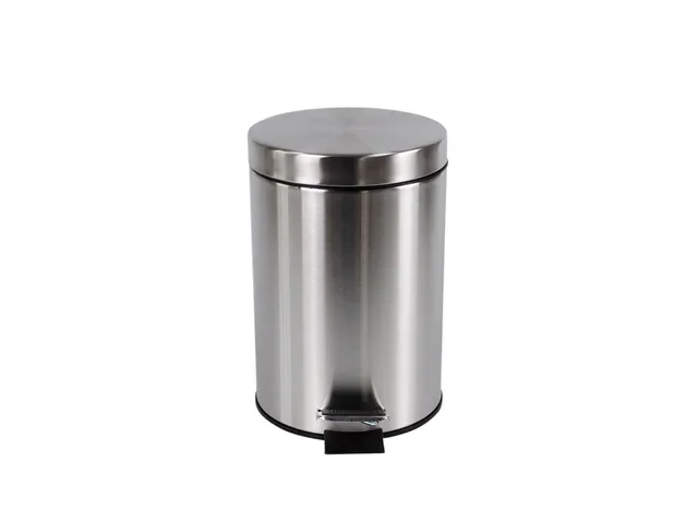Afvalbak BRASQ pedaalemmer 3 liter rvs metaal