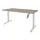 Dextro Slinger Bureau Zit-sta T-poot 140x80 Robson Eiken 25mm Wit