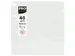 Servet Pronappe 1/4 vouw 2-laags 380x380mm 40 vel wit