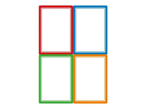 Vierkant etiket Avery 16stuks ultra sterk, 16 stuks, assorti