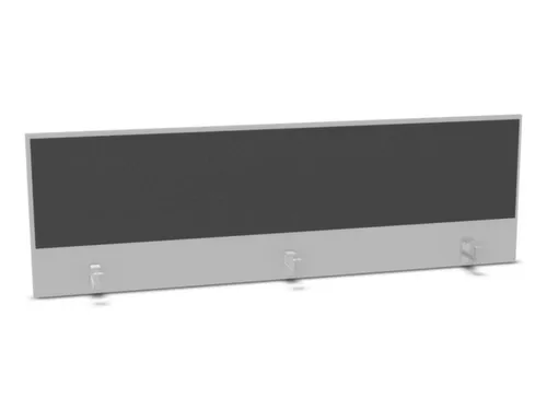 opzetpaneel bureau aanbouw achter MP-lichtgrijs antraciet 1800mm