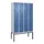 dubbeldekse locker,HxBxD 2120x1200x500mm,4x2vak.,vak B 300mm