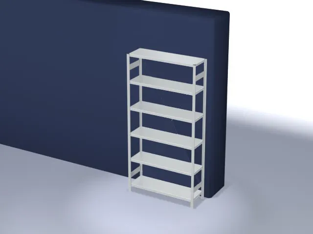 systeemstelling,grondveld,HxBxD 2500x1360x435mm,vakl. 315kg