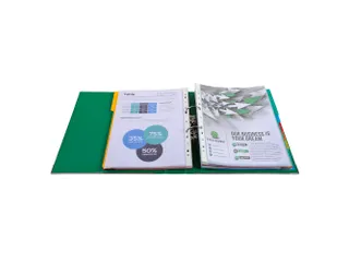Ordner PP Prem'Touch A4maxi 50mm dogroen - 1