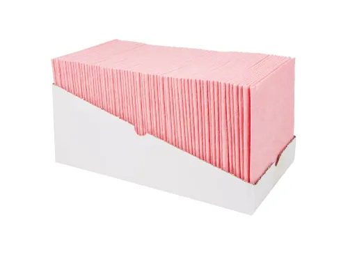 Sopdoek P42008 Roze A kwaliteit 38x40cm 1/4 Vouw