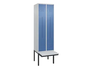 Z-garderobekast,HxBxD 2120x600x815mm,2vak,vak B 300mm,cil.-slot - 1