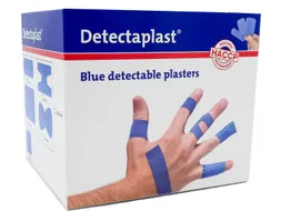 Detectaplast 8142E Textielpleister elastisch Blauw assorti 100 stuks