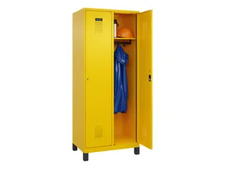 locker,HxBxD 1950x800x500mm,2vak,vak B 400mm,cil.-slot,voeten - 1