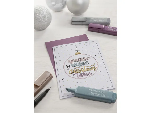 Markeerstift Faber-Castell 46 metallic blauw