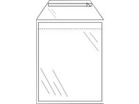 Envelop Cleverpack Akte A4 220x300mm Transparant Zelfklevend