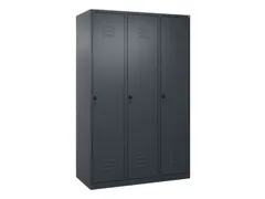 locker,HxBxD 1850x1200x500mm,3vak,vak B 400mm,draaigrendel
