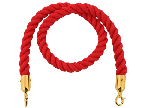 Koord Van Henneptouw Rood Messing 1.5 Meter