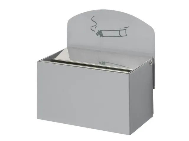 Wandasbak 125x 200x 125mm Achterwand Verzinkt Plaatstaal Zilverkleurig