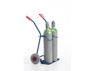 Flessenkar Draagvermogen 100Kg 2X20L-Fles Luchtbanden Ral5010 staal - 11