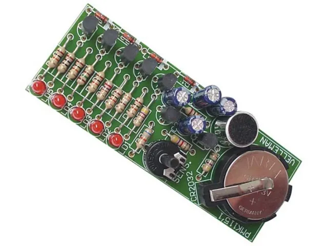 Soldeerkit VU-meter zakformaat 5 leds