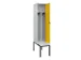 locker met bank,voor scheiding van kleding,HxBxD 2120x400x815mm,1vak