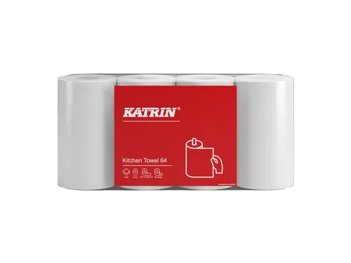 Keukenrol Katrin 2-laags 64 vel wit 87075