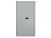 Armoire portes battantes 1806x914x400mm 3 tablettes acier argent