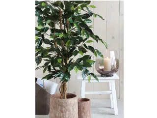 Kunstplant Mica Ficus groen in pot 85x150cm - 6